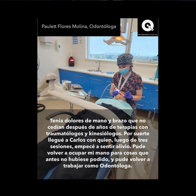Testimonio de Paulett Flores — dolor de mano y brazo