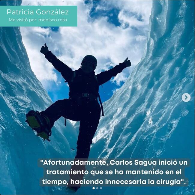Testimonio de Patricia González — menisco roto